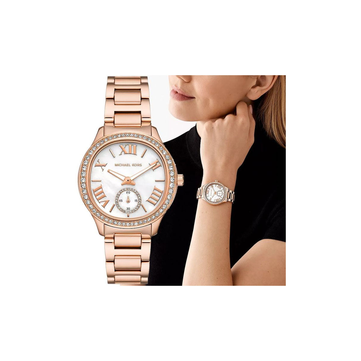 Michael Kors MK4806 Women’s Watch 38 Mm Rose Gold Michael Kors MK4806 Women’s Watch 38 Mm Rose Gold