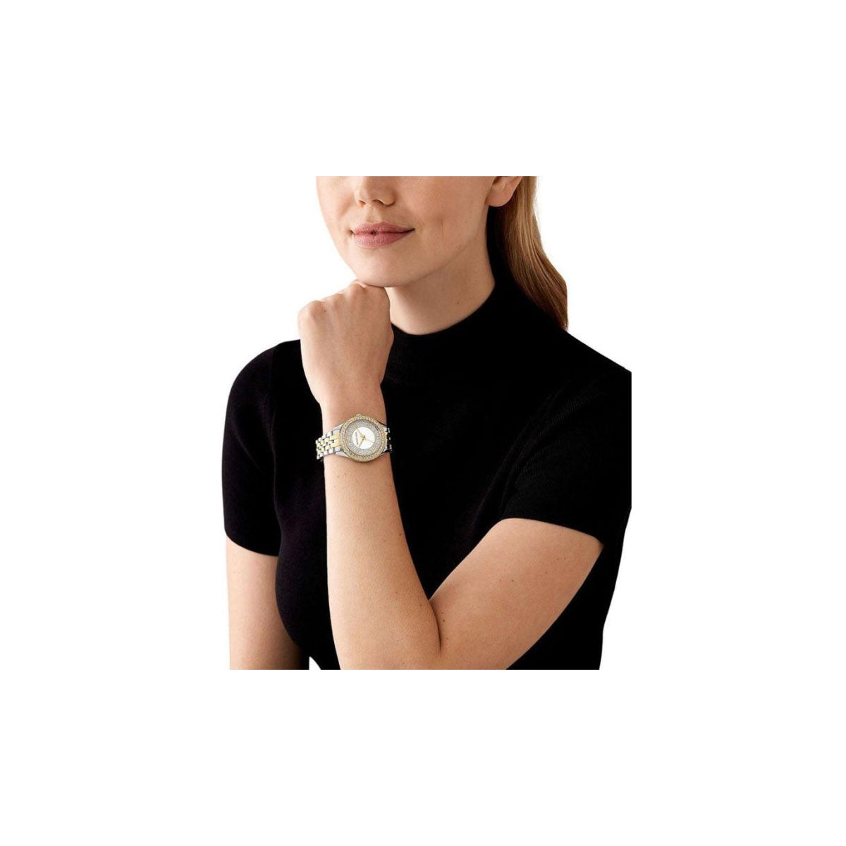 Michael Kors MK4811 Women’s Watch 38 Mm Silver–Gold Michael Kors MK4811 Women’s Watch 38 Mm Silver–Gold