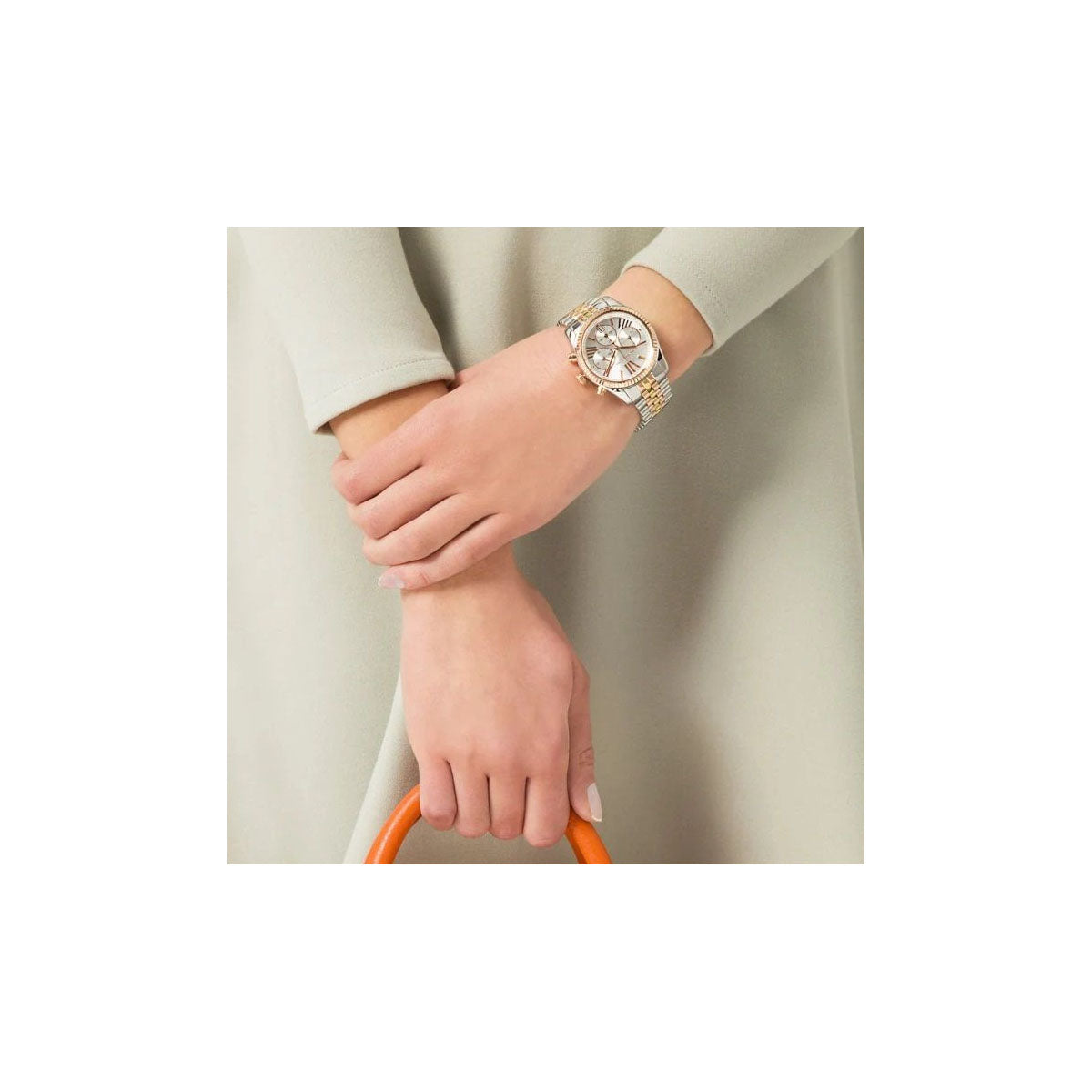 Michael Kors MK5735 Women’s Watch 38mm Silver Gold Michael Kors MK5735 Women’s Watch 38mm Silver Gold
