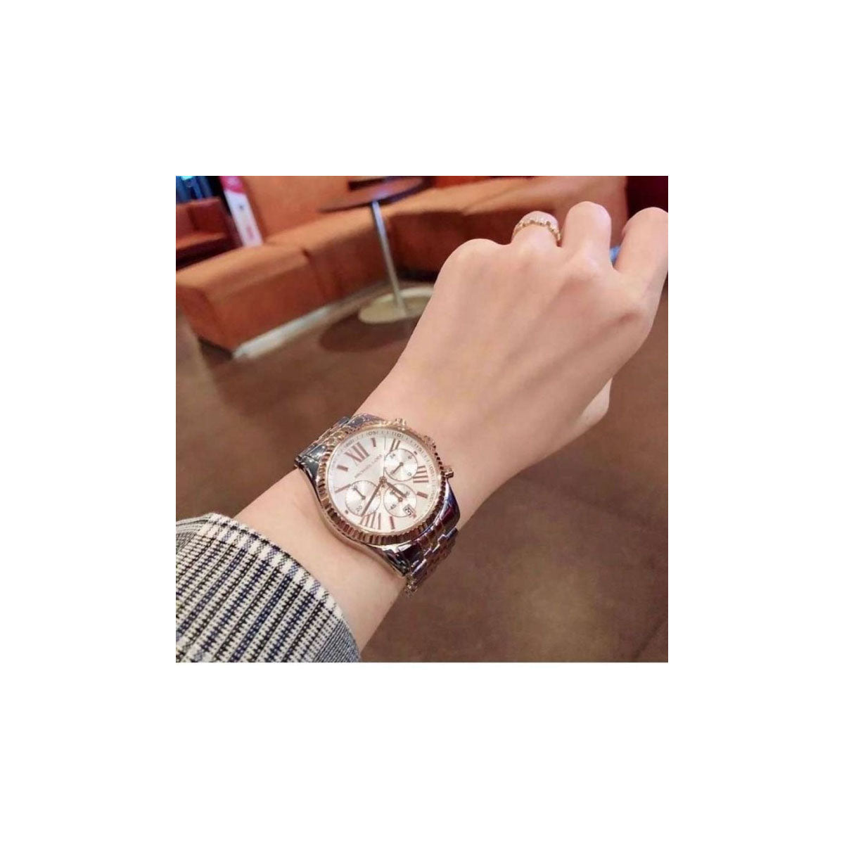 Michael Kors MK5735 Women’s Watch 38mm Silver Gold Michael Kors MK5735 Women’s Watch 38mm Silver Gold