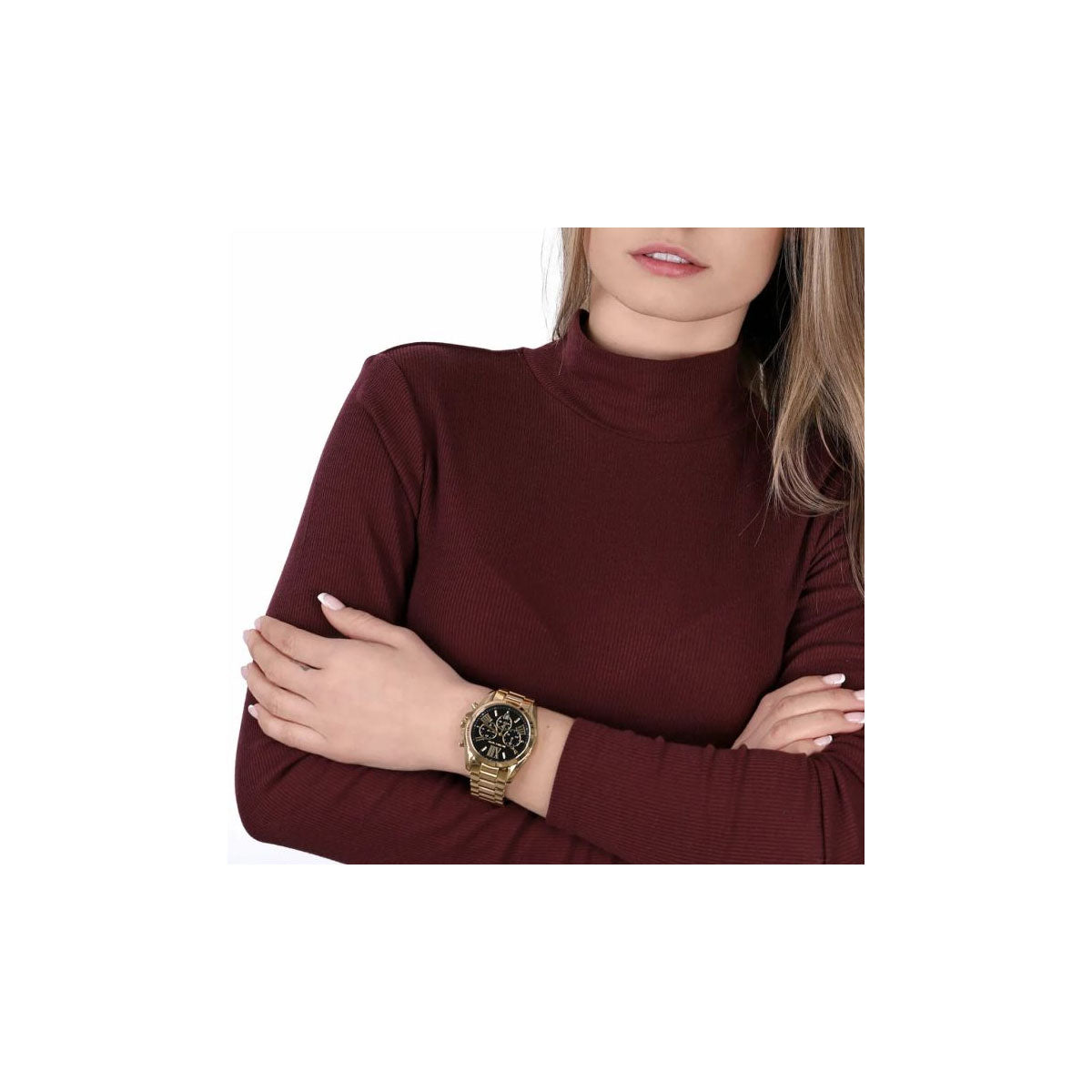 Michael Kors MK5739 Women’s Watch 43 Mm Gold Michael Kors MK5739 Women’s Watch 43 Mm Gold