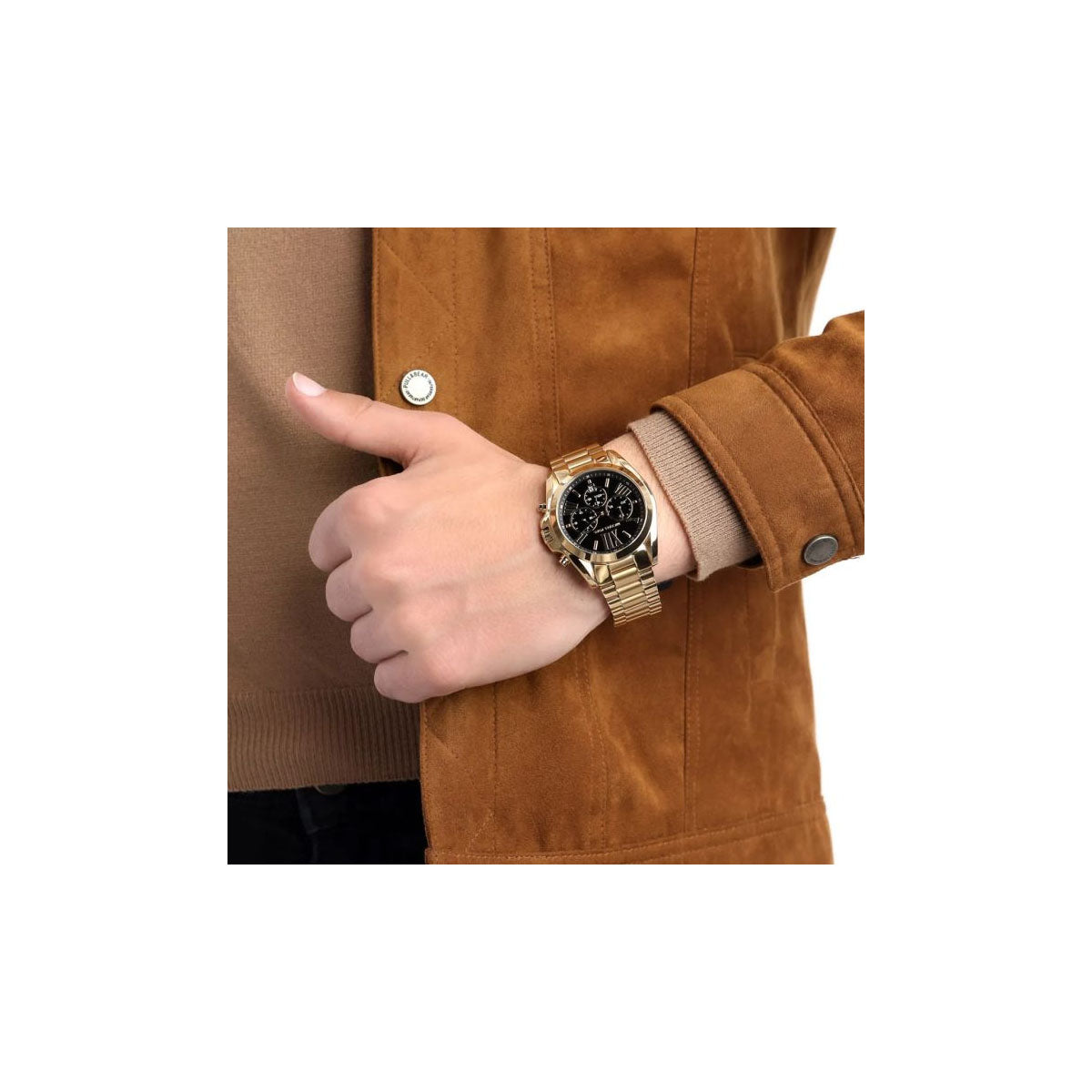 Michael Kors MK5739 Women’s Watch 43 Mm Gold Michael Kors MK5739 Women’s Watch 43 Mm Gold