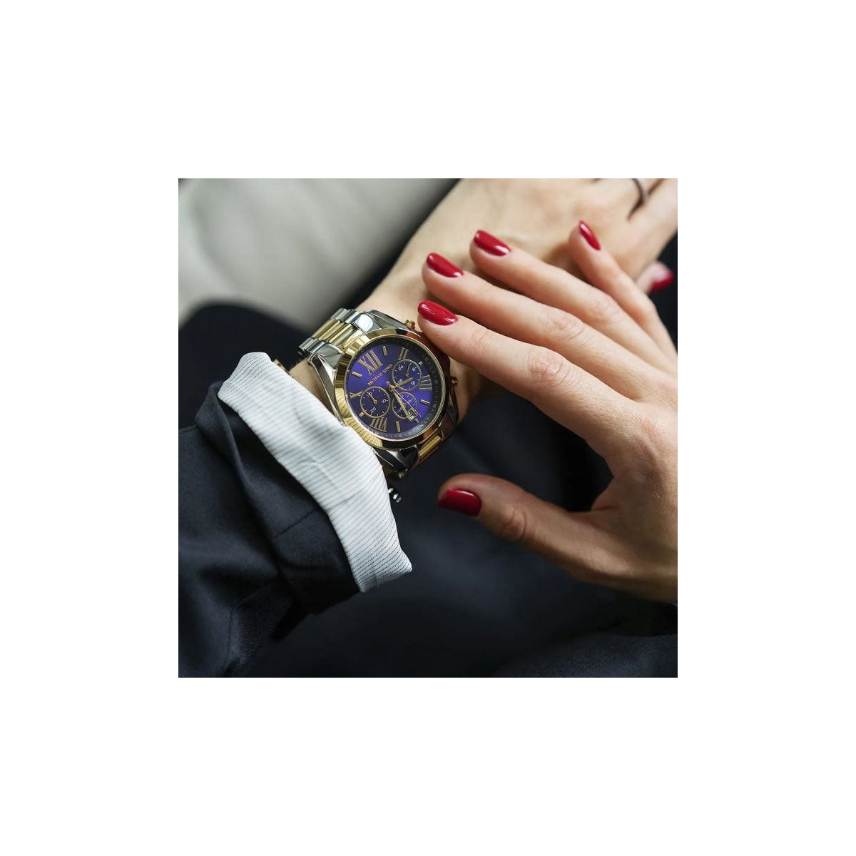 Michael Kors MK5976 Women’s Watch 40 Mm Silver Gold Michael Kors MK5976 Women’s Watch 40 Mm Silver Gold