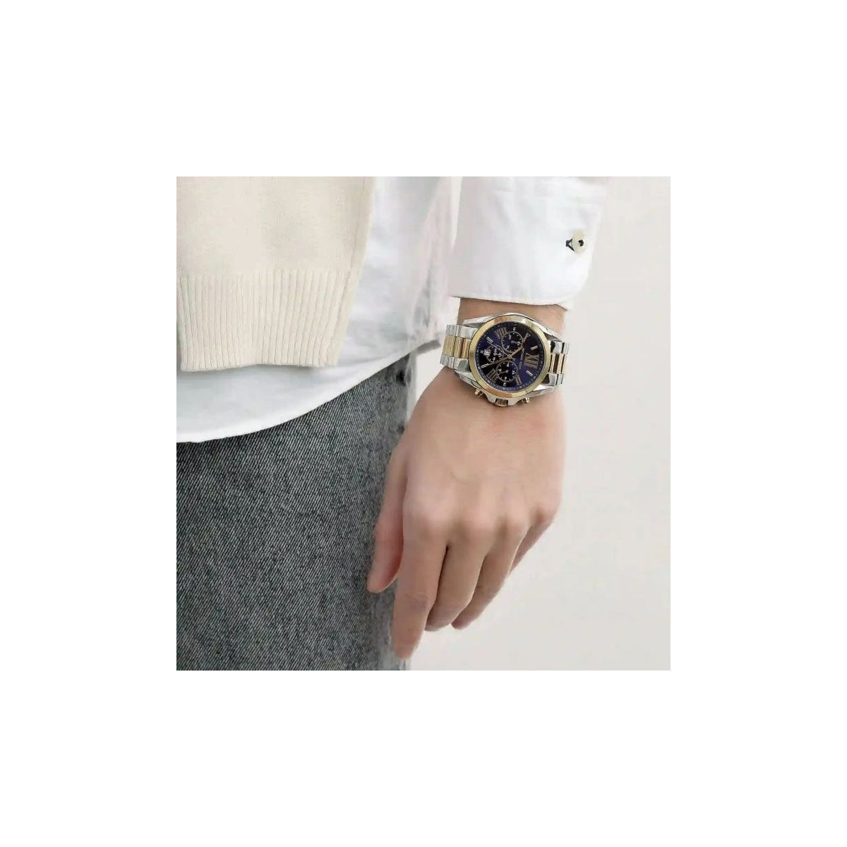 Michael Kors MK5976 Women’s Watch 40 Mm Silver Gold Michael Kors MK5976 Women’s Watch 40 Mm Silver Gold
