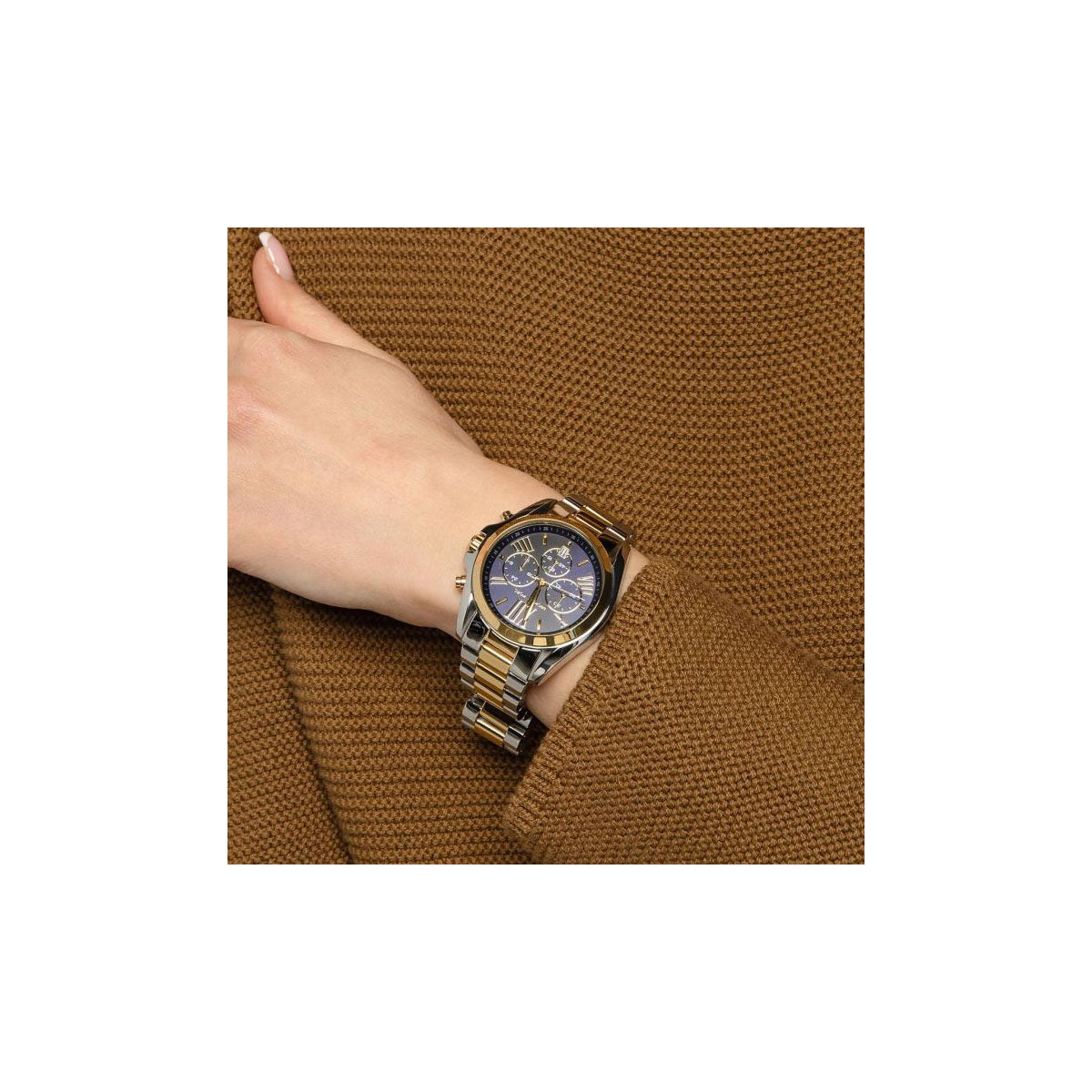 Michael Kors MK5976 Women’s Watch 40 Mm Silver Gold Michael Kors MK5976 Women’s Watch 40 Mm Silver Gold