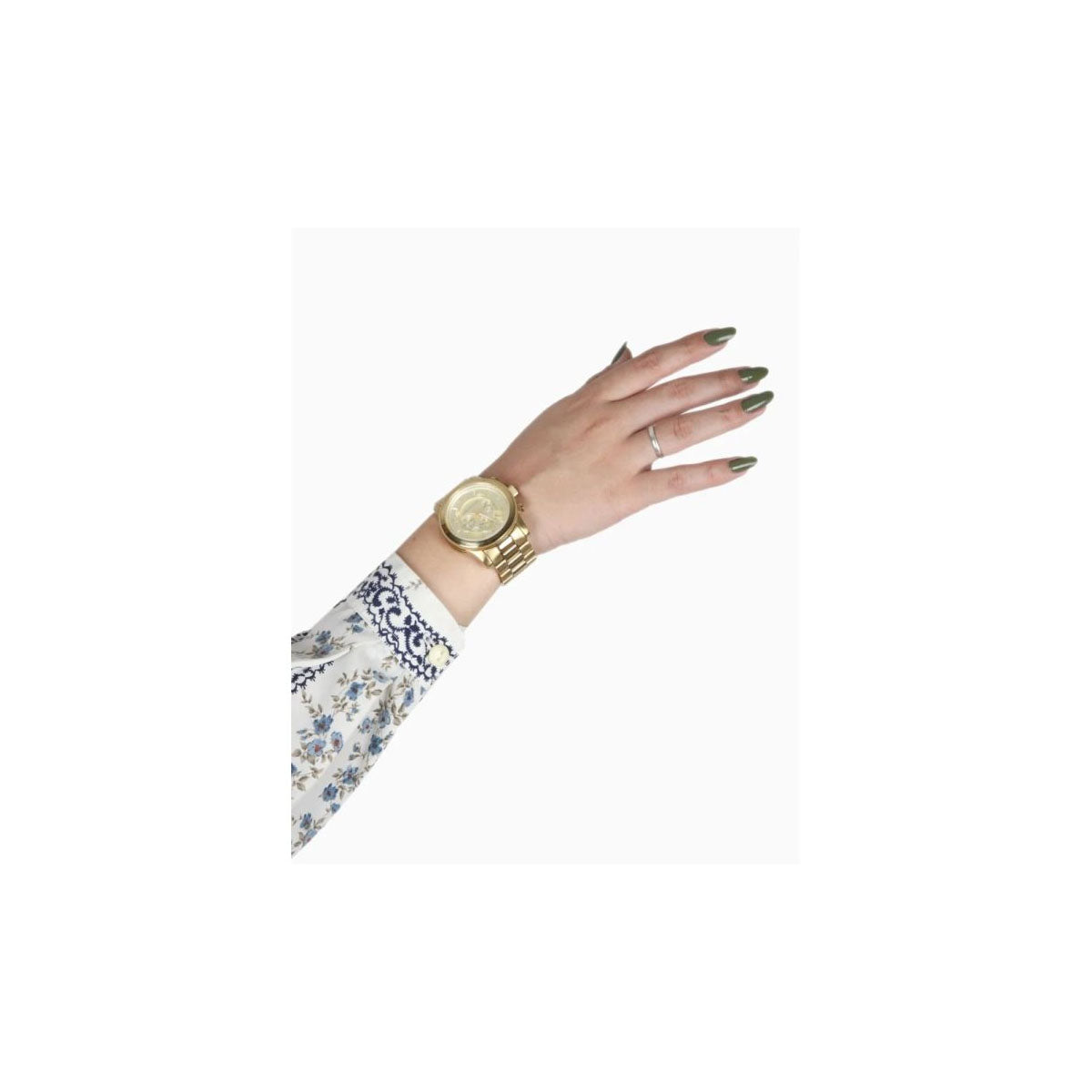 Michael Kors MK8077 Unisex Watch 45mm Gold Michael Kors MK8077 Unisex Watch 45mm Gold