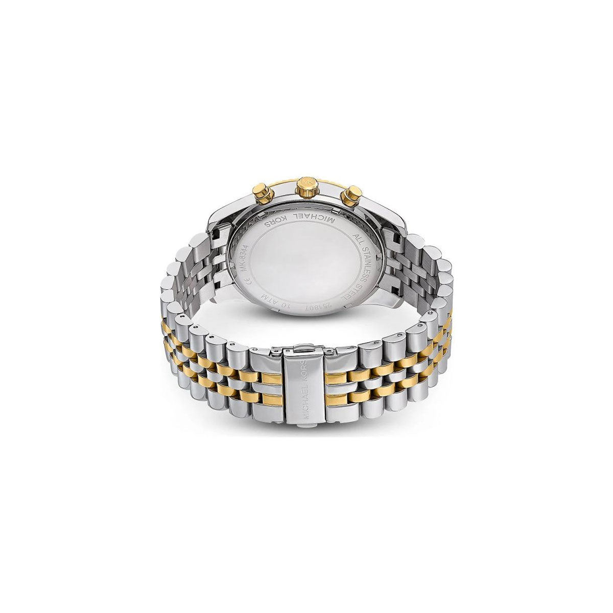 Michael Kors MK8344 Men’s Watch 44 Mm Silver–Gold Michael Kors MK8344 Men’s Watch 44 Mm Silver–Gold