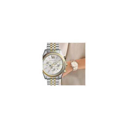 Michael Kors MK8344 Men’s Watch 44 Mm Silver–Gold