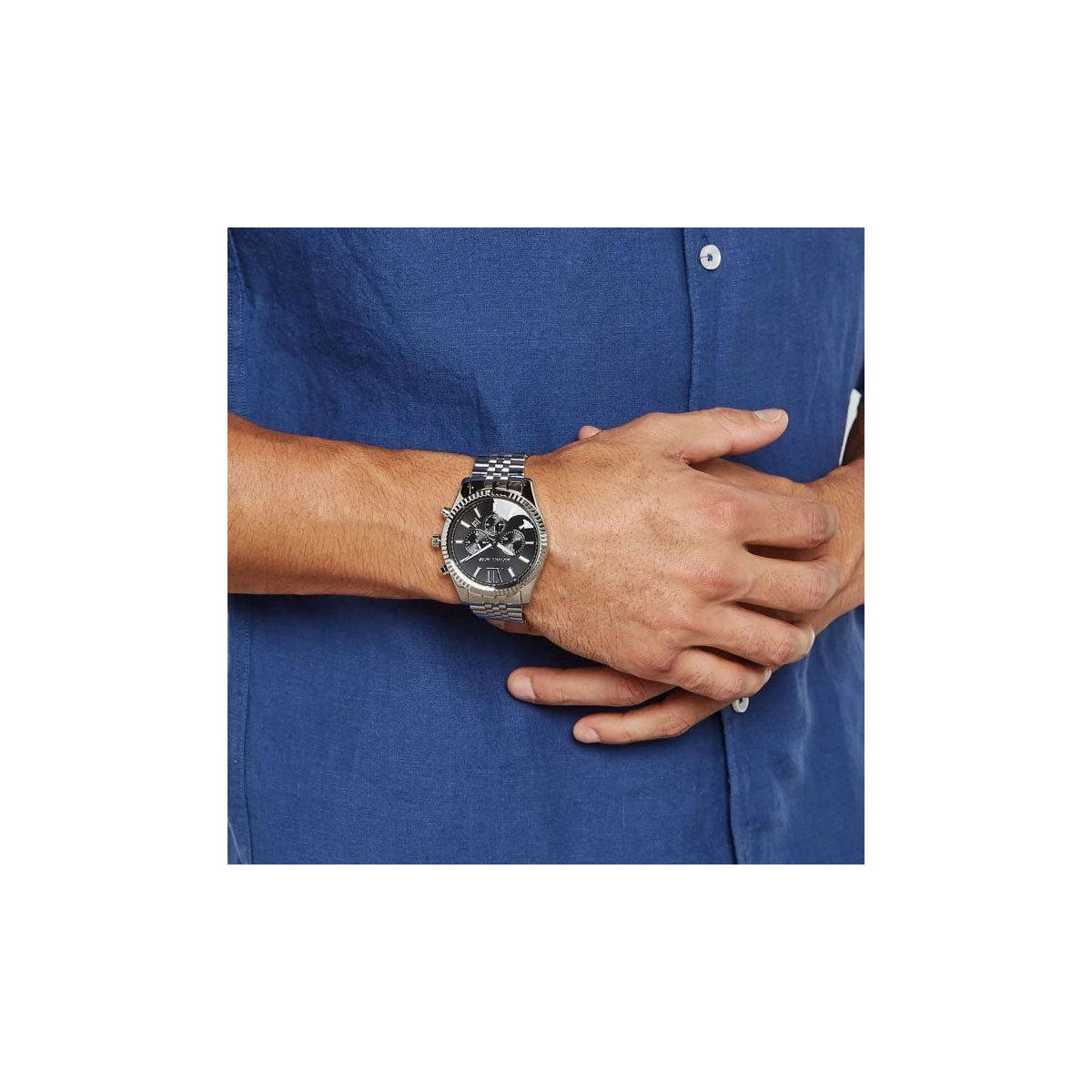 Michael Kors MK8602 Men’s Watch 45 Mm Silver Michael Kors MK8602 Men’s Watch 45 Mm Silver