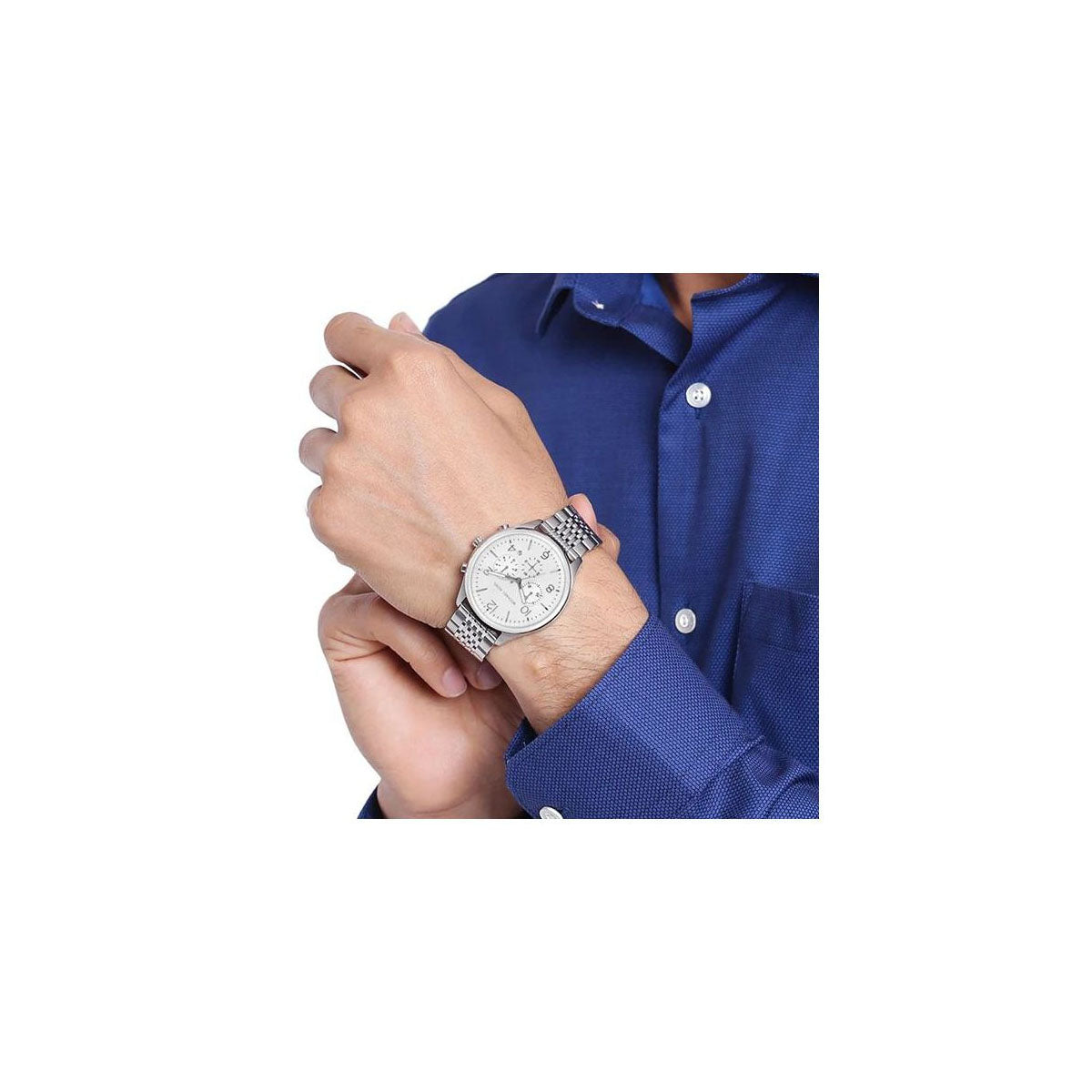 Michael Kors MK8637 Men’s Watch 42 Mm Silver Michael Kors MK8637 Men’s Watch 42 Mm Silver
