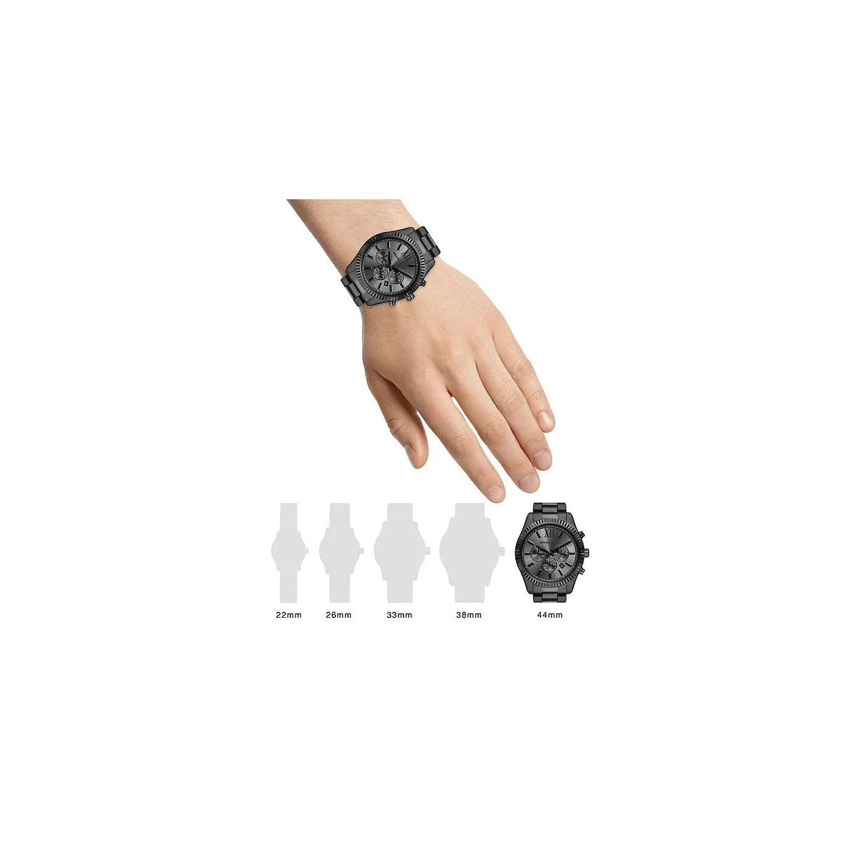 Michael Kors MK9154 Men’s Watch 44 Mm Black