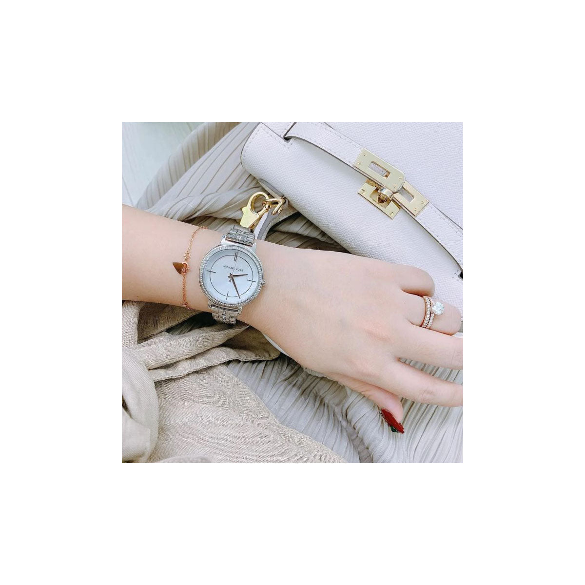 Michael Kors Mk3641 Women’s Watch 33mm Silver