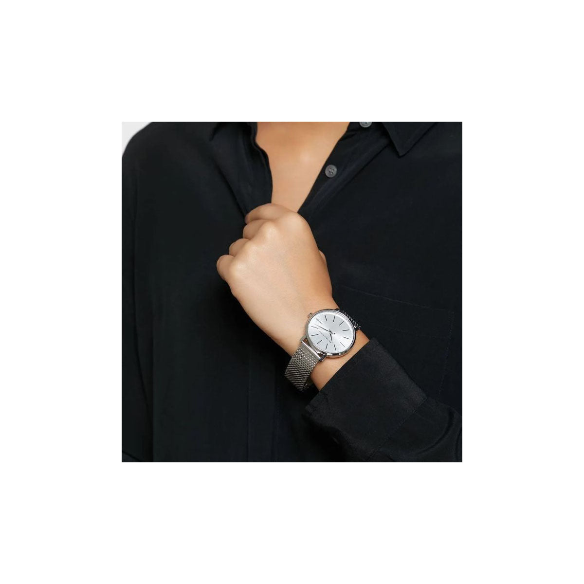 Michael Kors Mk4338 Women’s Watch 38mm Silver Michael Kors Mk4338 Women’s Watch 38mm Silver
