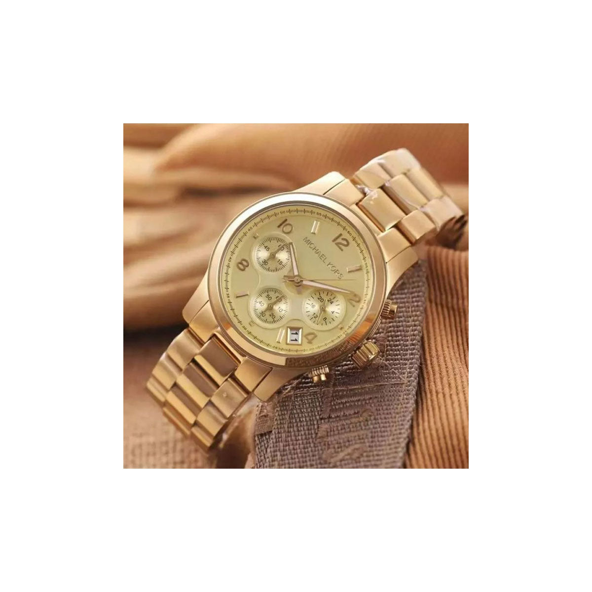 Michael Kors Mk5055 Women’s Watch 38mm Gold Michael Kors Mk5055 Women’s Watch 38mm Gold