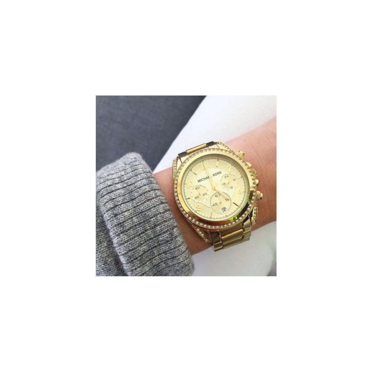 Michael Kors Mk5166 Women’s Watch 39mm Gold Michael Kors Mk5166 Women’s Watch 39mm Gold