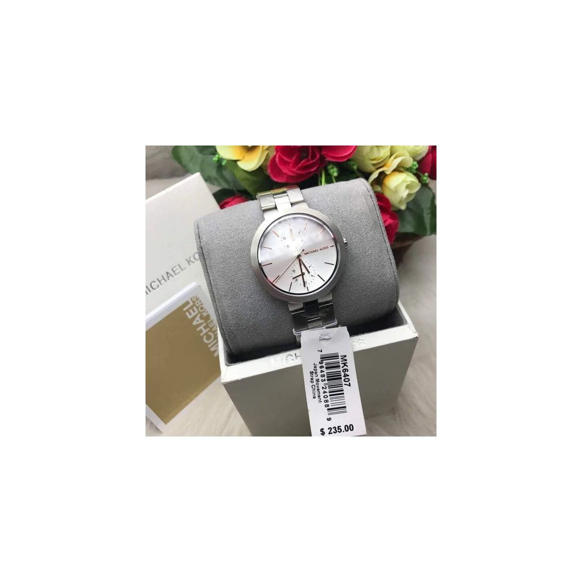 Michael Kors Mk6407 Women’s Watch 39mm Silver Michael Kors Mk6407 Women’s Watch 39mm Silver
