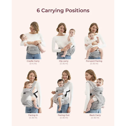 Momcozy 2-in-1 Air hip seat carrier