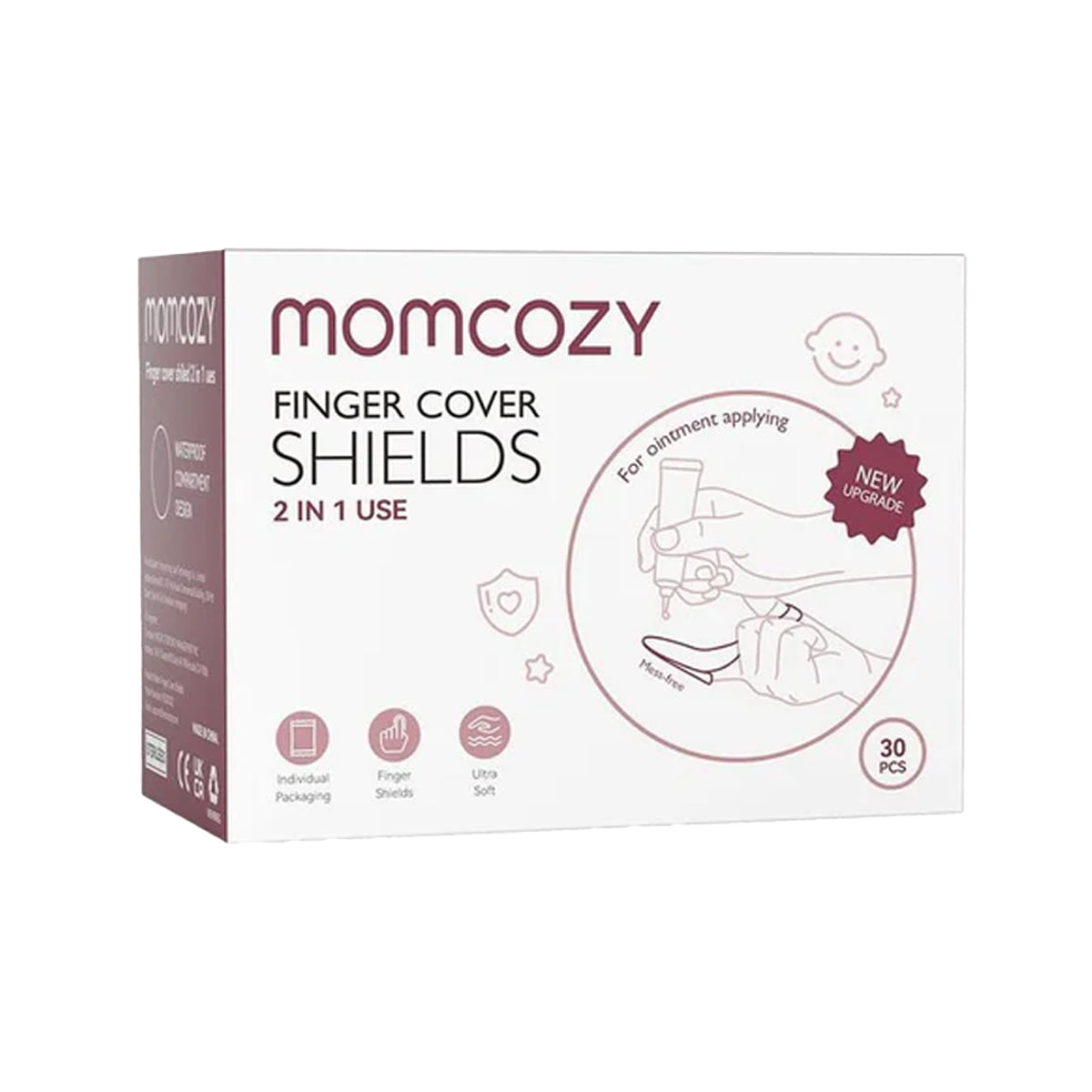Momcozy 2-in-1 Finger Cover Shields 30 Pcs