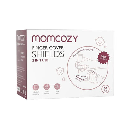 Momcozy 2-in-1 Finger Cover Shields 30 Pcs