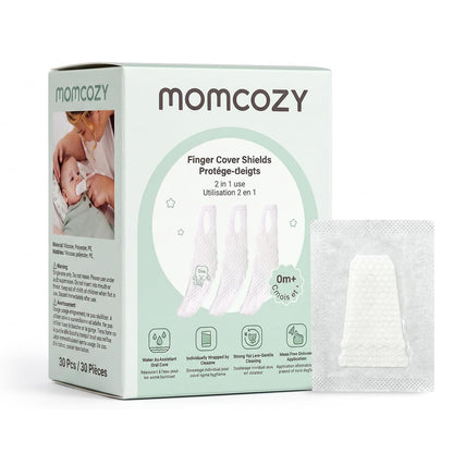 Momcozy 2-in-1 Finger Cover Shields 30 Pcs