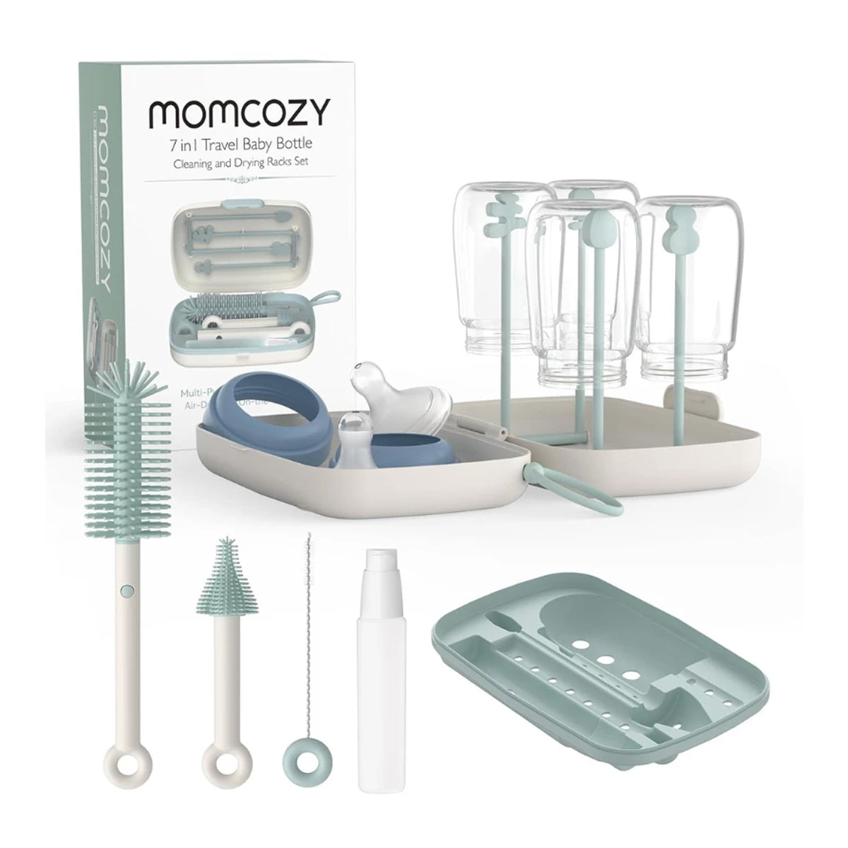 Momcozy 7 in 1 Bottle Brush Set