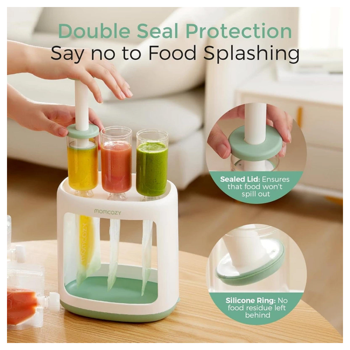 Momcozy Baby Food Maker for Puree Food Storage