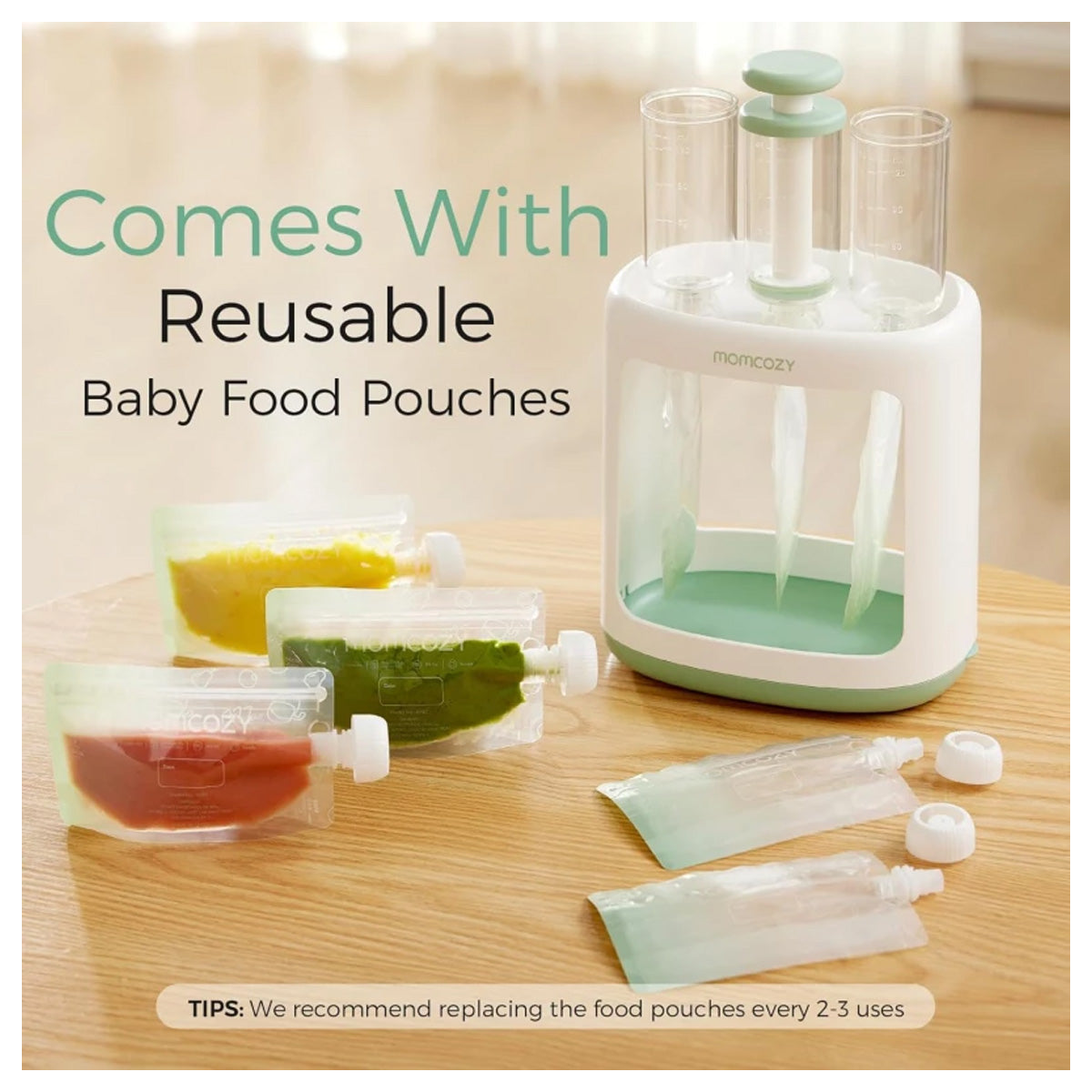 Momcozy Baby Food Maker for Puree Food Storage