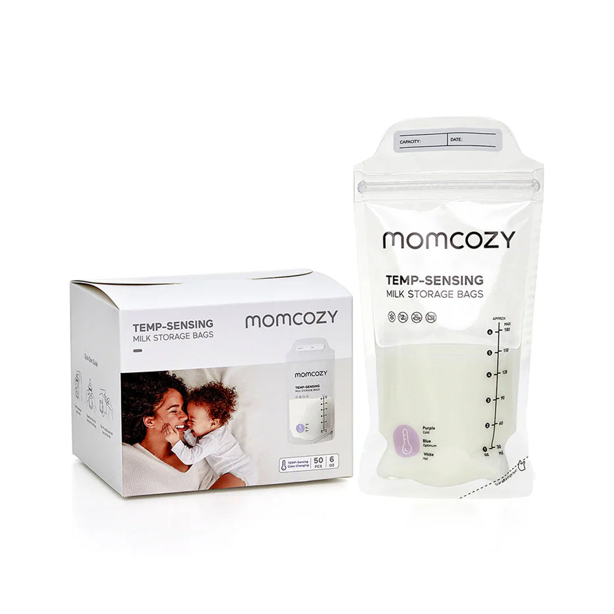 Momcozy Breast Milk Bags 50 Pcs