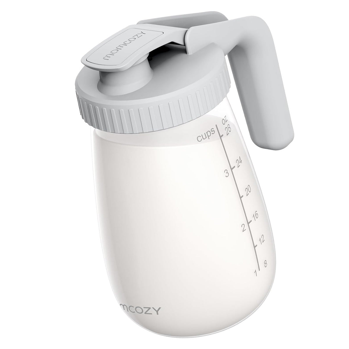 Momcozy Breast Milk Storage Glass Container 32oz (950ml) - Gray