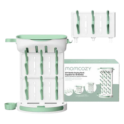 Momcozy DIY Bottle Drying Rack Capable For 18 Bottles