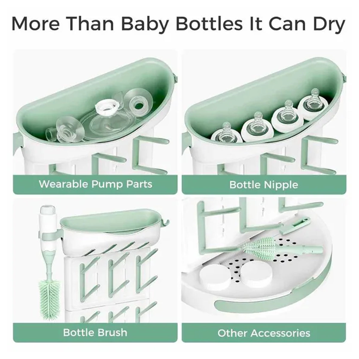 Momcozy DIY Bottle Drying Rack Capable For 18 Bottles
