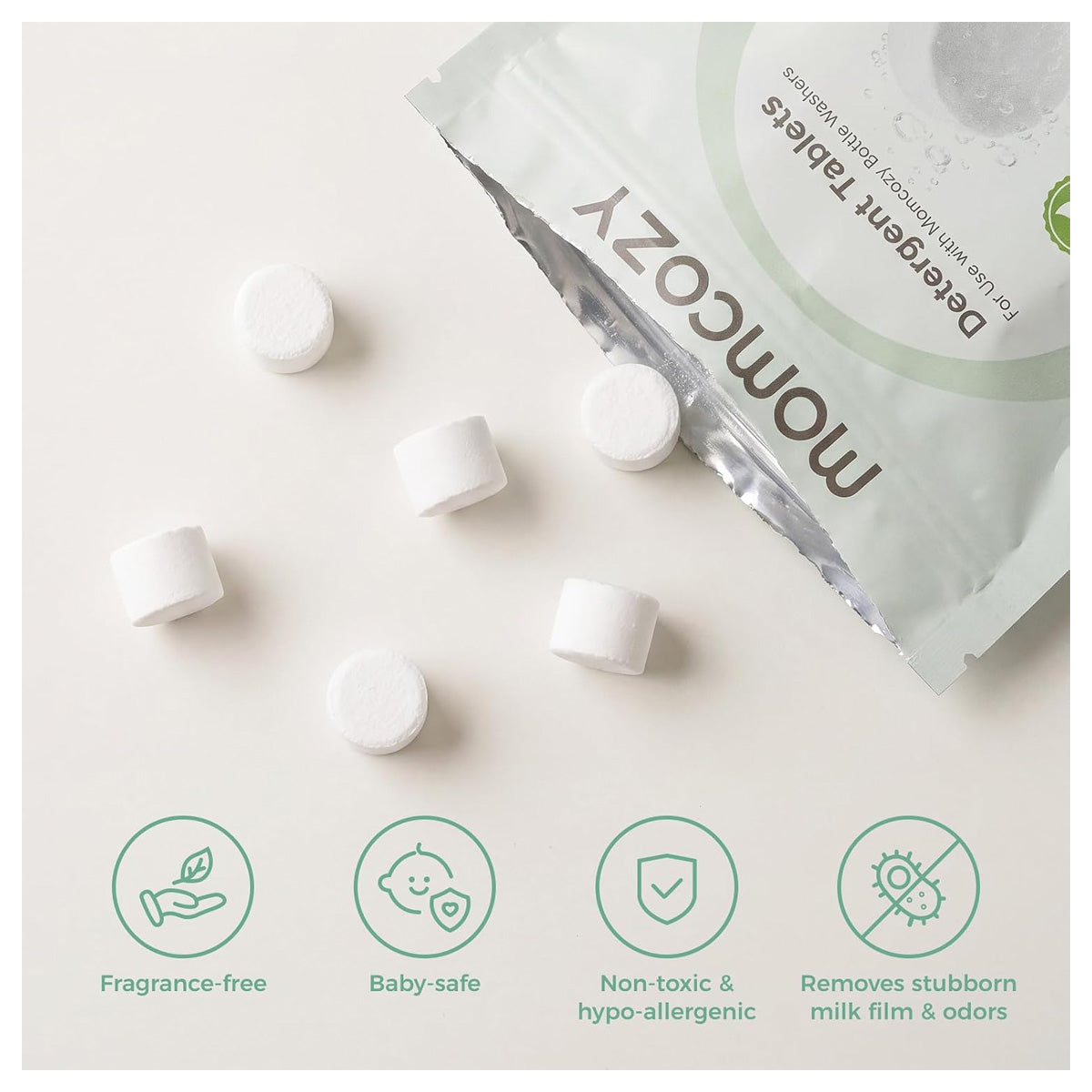 Momcozy Detergent Tablets - 120 Tab