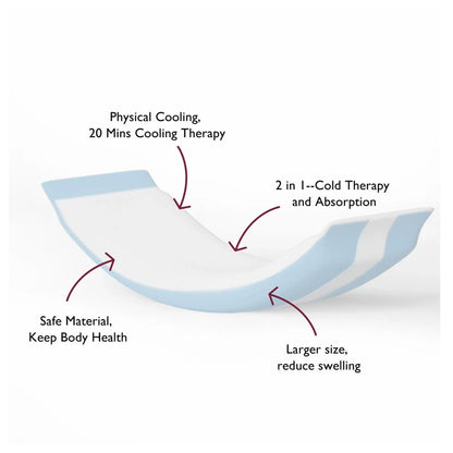 Momcozy Instant Cold Soothing Postpartum Pads – 8 Pcs