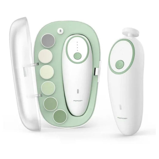 Momcozy Rechargeable Infant Electric Nail Trimmer – Green Color