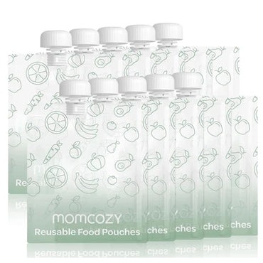 Momcozy Reusable Baby Food Pouches (Pack of 10)