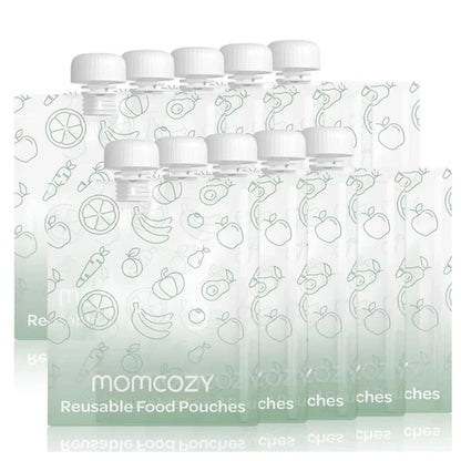 Momcozy Reusable Baby Food Pouches (Pack of 10)