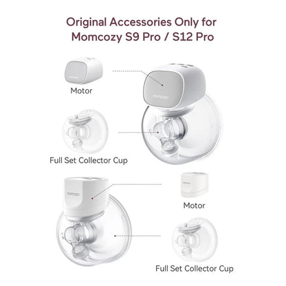 Momcozy S9 Pro / S12 Pro Double – Double Layer Sealed Flange Full Set