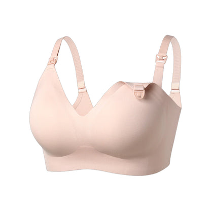 Momcozy Seamless Nursing Bra, Beige