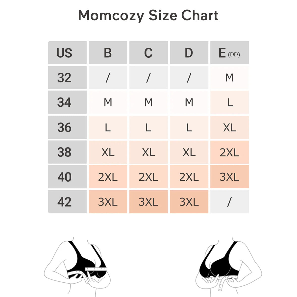 Momcozy Seamless Support Floral Nursing Bra with Jelly Strip (Beige-Oyster Pink)