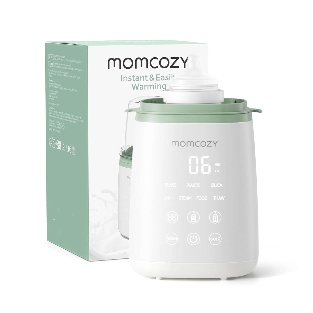 Momcozy Superfast Portable Baby Bottle Warmer & Instant Water Warmer