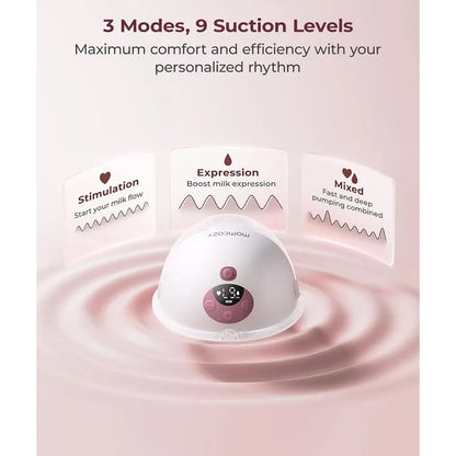 Momcozy Wearable Breast Pump M5 Smart - Gray Single Pack