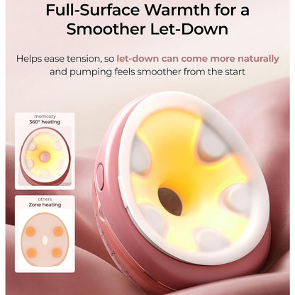 Momcozy Wellness 1 (W1) Warm-Massage Wearable Breast Pump