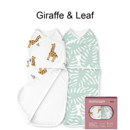 Momcozy Bamboo Swaddle Blankets Sack 0-3m - 2pack