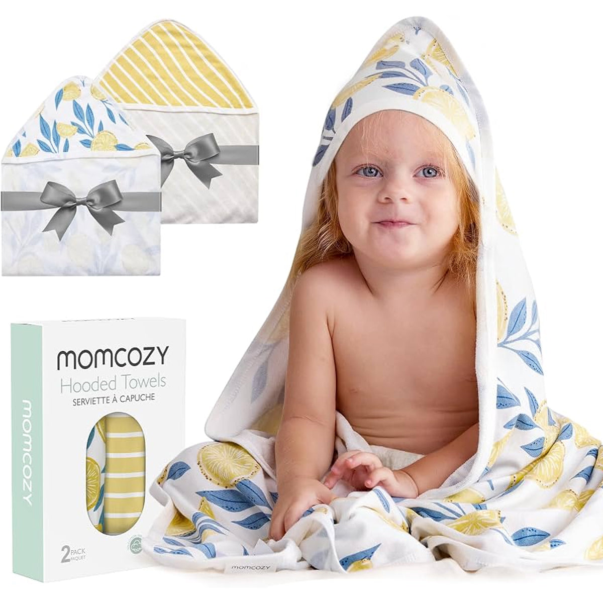 Momcozy Hooded Towels, 2 Pack