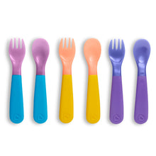 Load image into Gallery viewer, Munchkin 6pk Color Change Forks &amp; Spoon