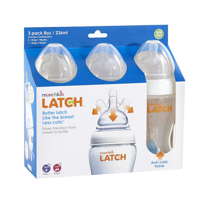 Munchkin Latch Bottle - 3pk