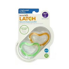 Load image into Gallery viewer, Munchkin Latch Lightweight Pacifier, 0+ Months - 2pk