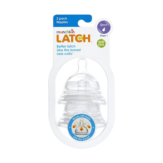 Munchkin Latch Nipple, 2pk