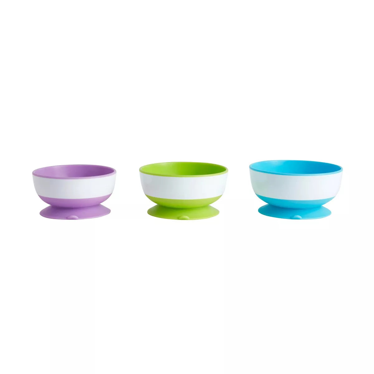 Munchkin Stay-put Suction Bowls - 3pk