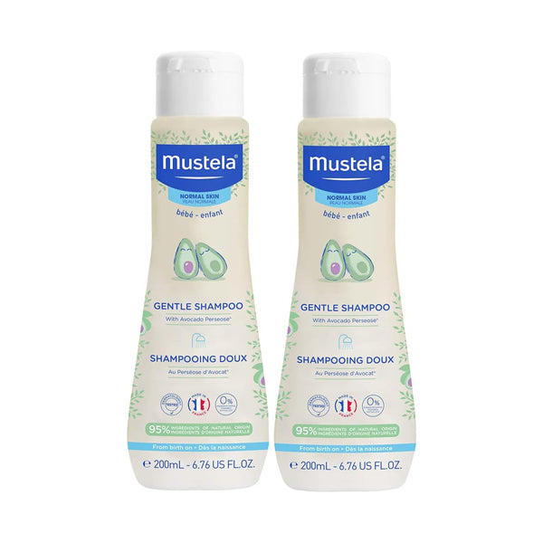 Mustela Mustela Baby Gentle Shampoo 200ml 2-Pack Offer